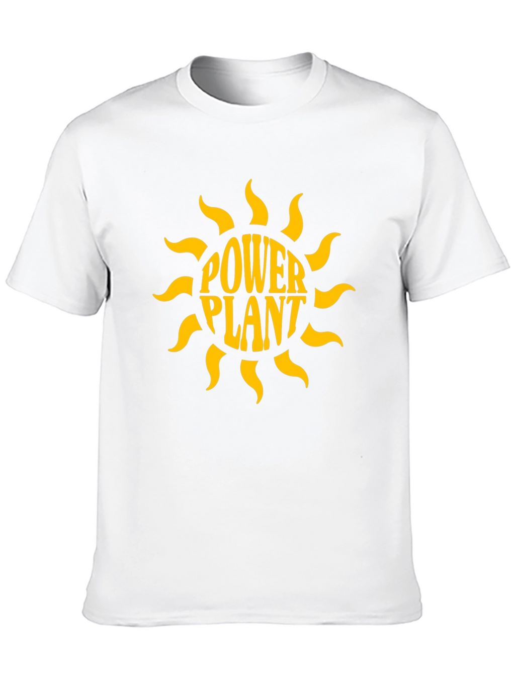 Power Plant Graphic Print Black T-Shirt