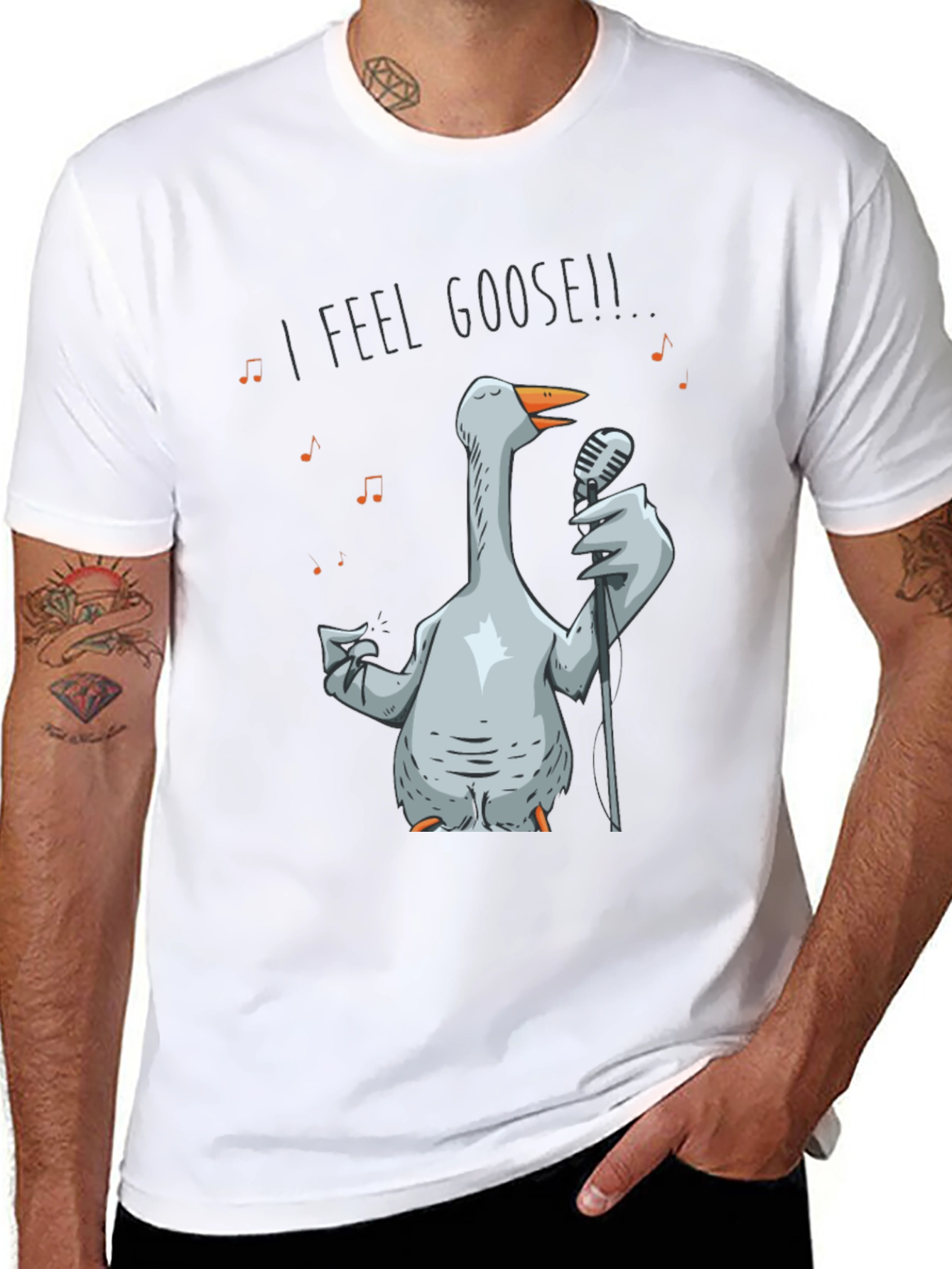 I Feel Goose! T-Shirt - Funny Goose Singer Tee