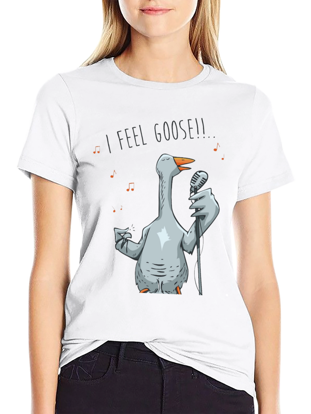 I Feel Goose! T-Shirt - Funny Goose Singer Tee