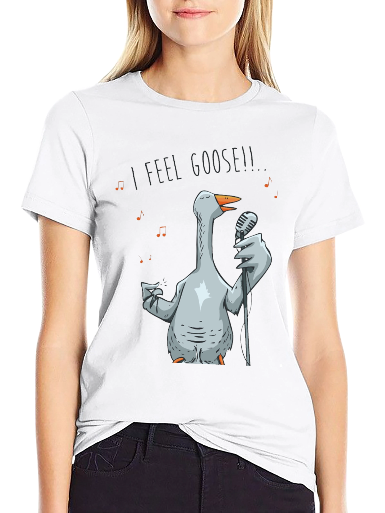 I Feel Goose! T-Shirt - Funny Goose Singer Tee