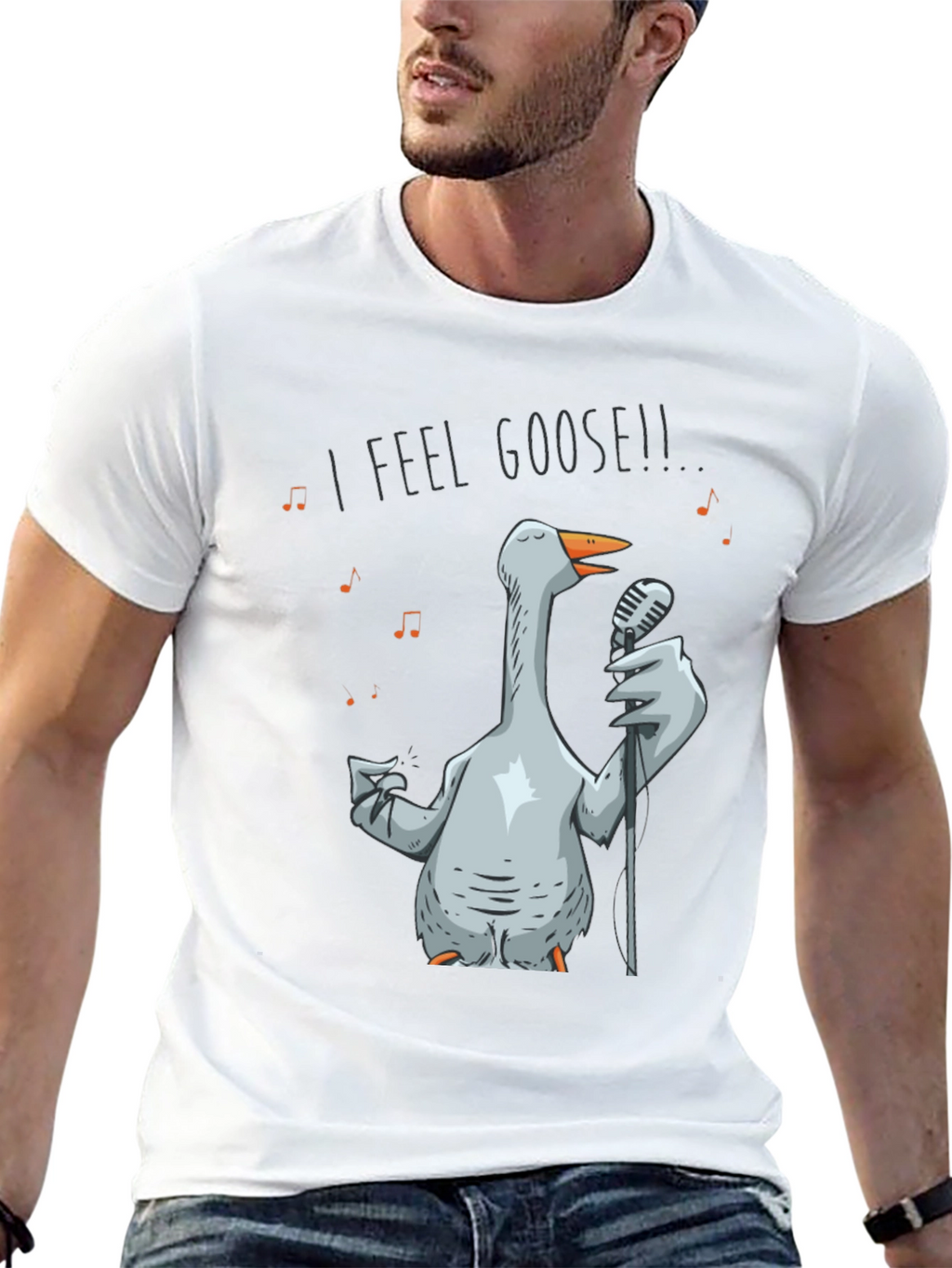 I Feel Goose! T-Shirt - Funny Goose Singer Tee