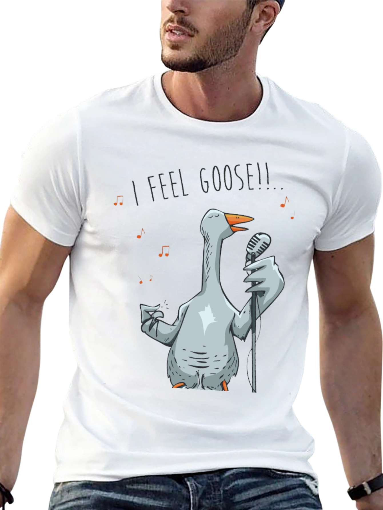I Feel Goose! T-Shirt - Funny Goose Singer Tee
