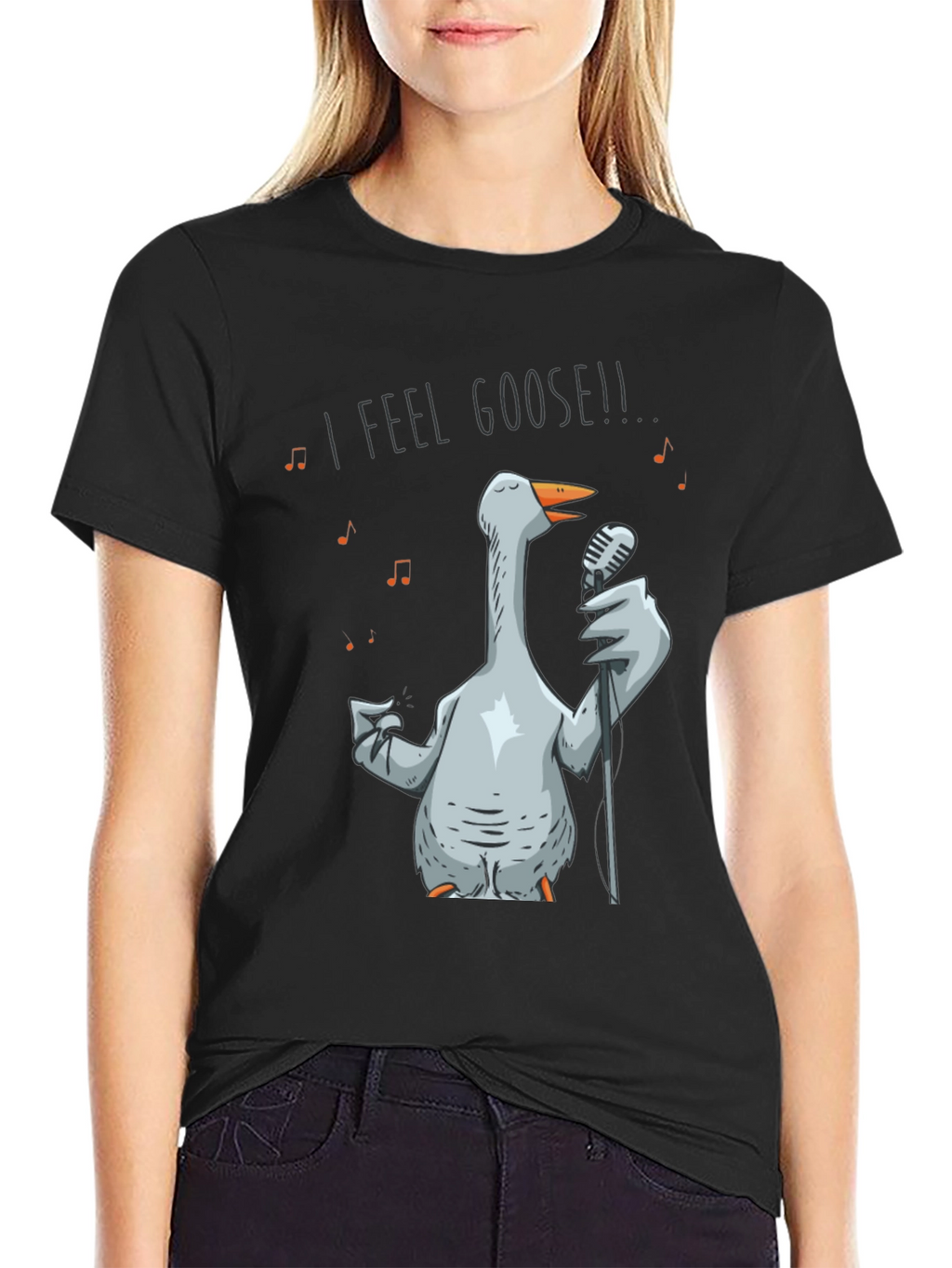 I Feel Goose! T-Shirt - Funny Goose Singer Tee