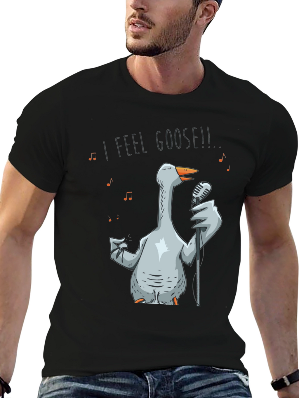 I Feel Goose! T-Shirt - Funny Goose Singer Tee