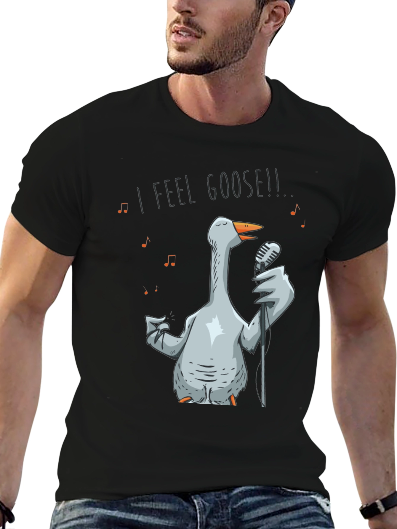 I Feel Goose! T-Shirt - Funny Goose Singer Tee