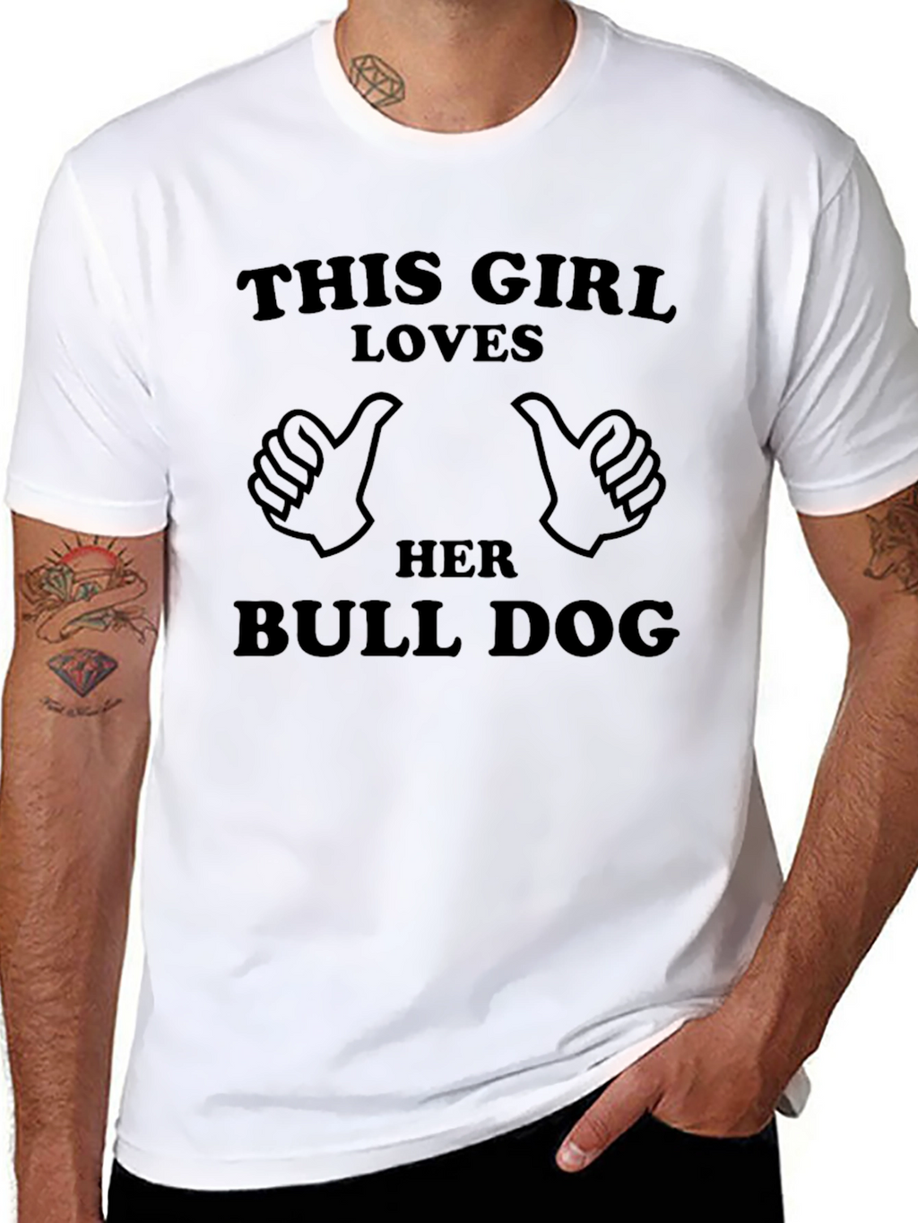 This Girl Loves Her Bulldog T-Shirt