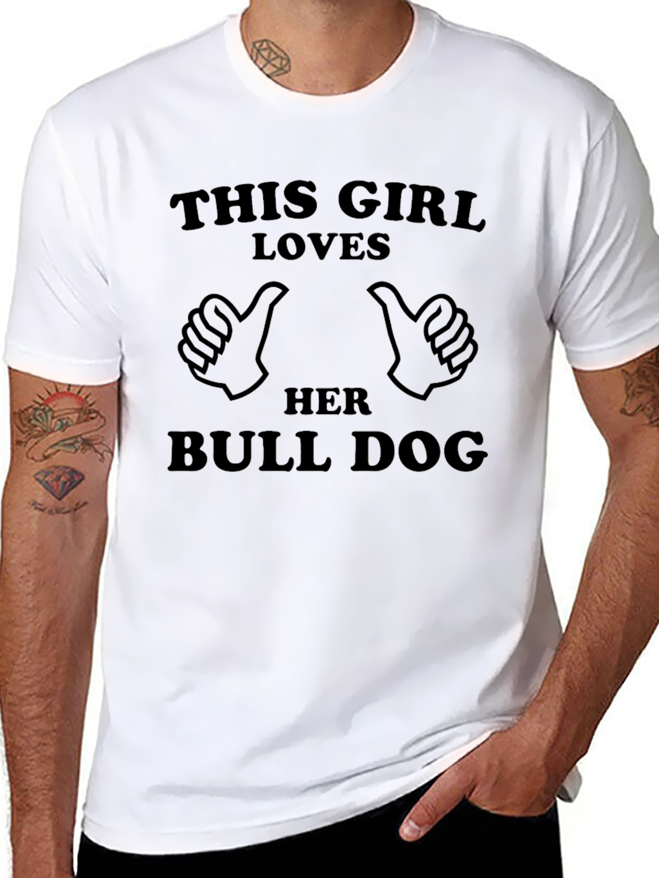 This Girl Loves Her Bulldog T-Shirt