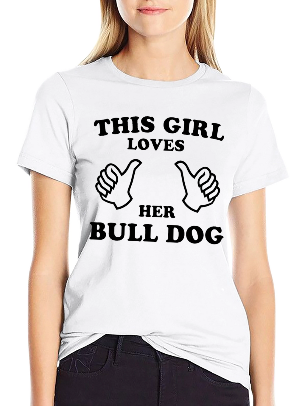 This Girl Loves Her Bulldog T-Shirt