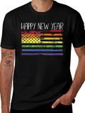 Happy New Year Pride Flag T-Shirt