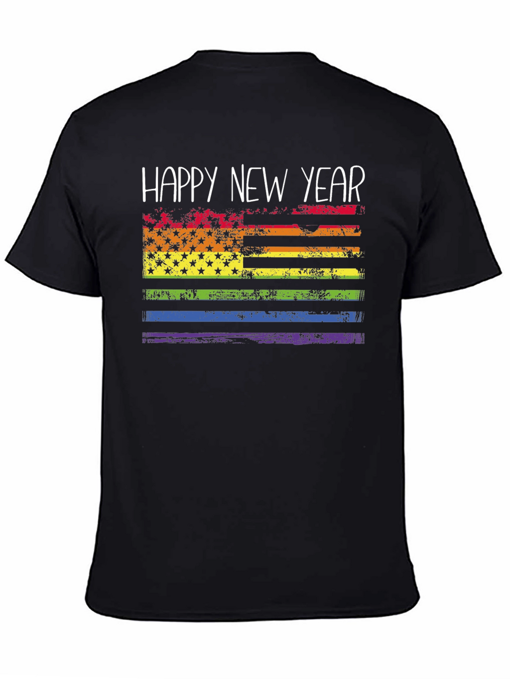 Happy New Year Pride Flag T-Shirt