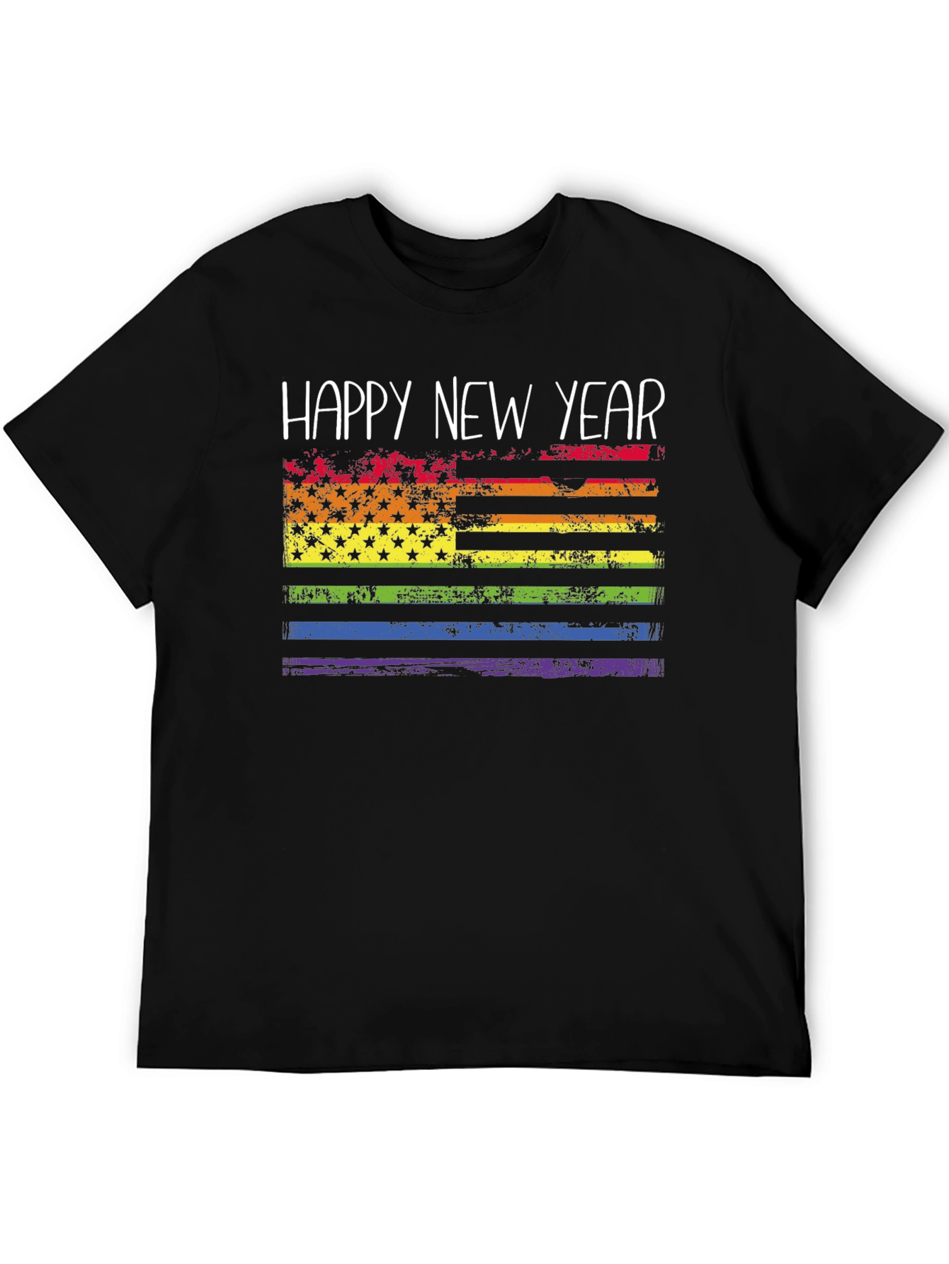 Happy New Year Pride Flag T-Shirt