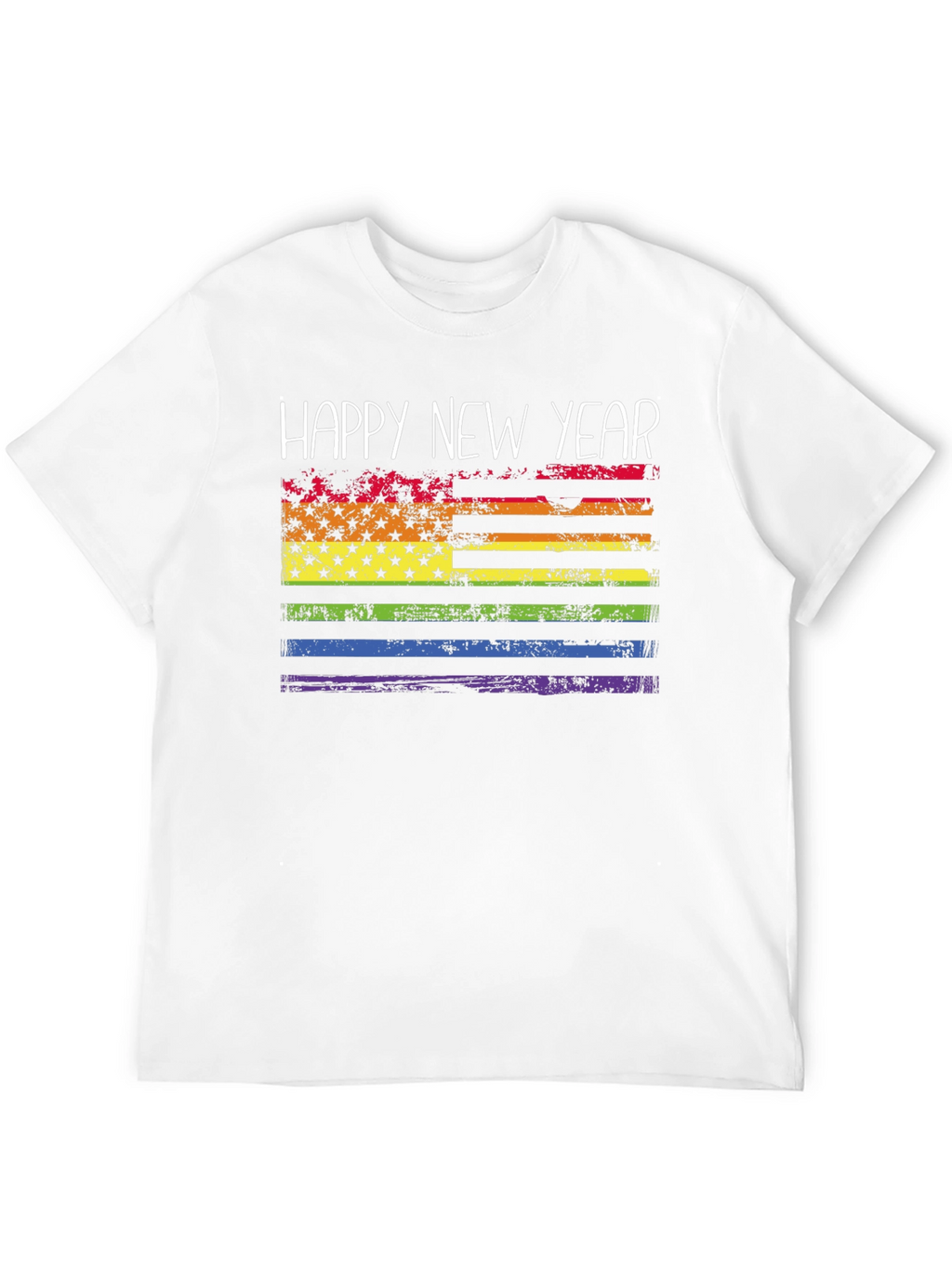 Happy New Year Pride Flag T-Shirt