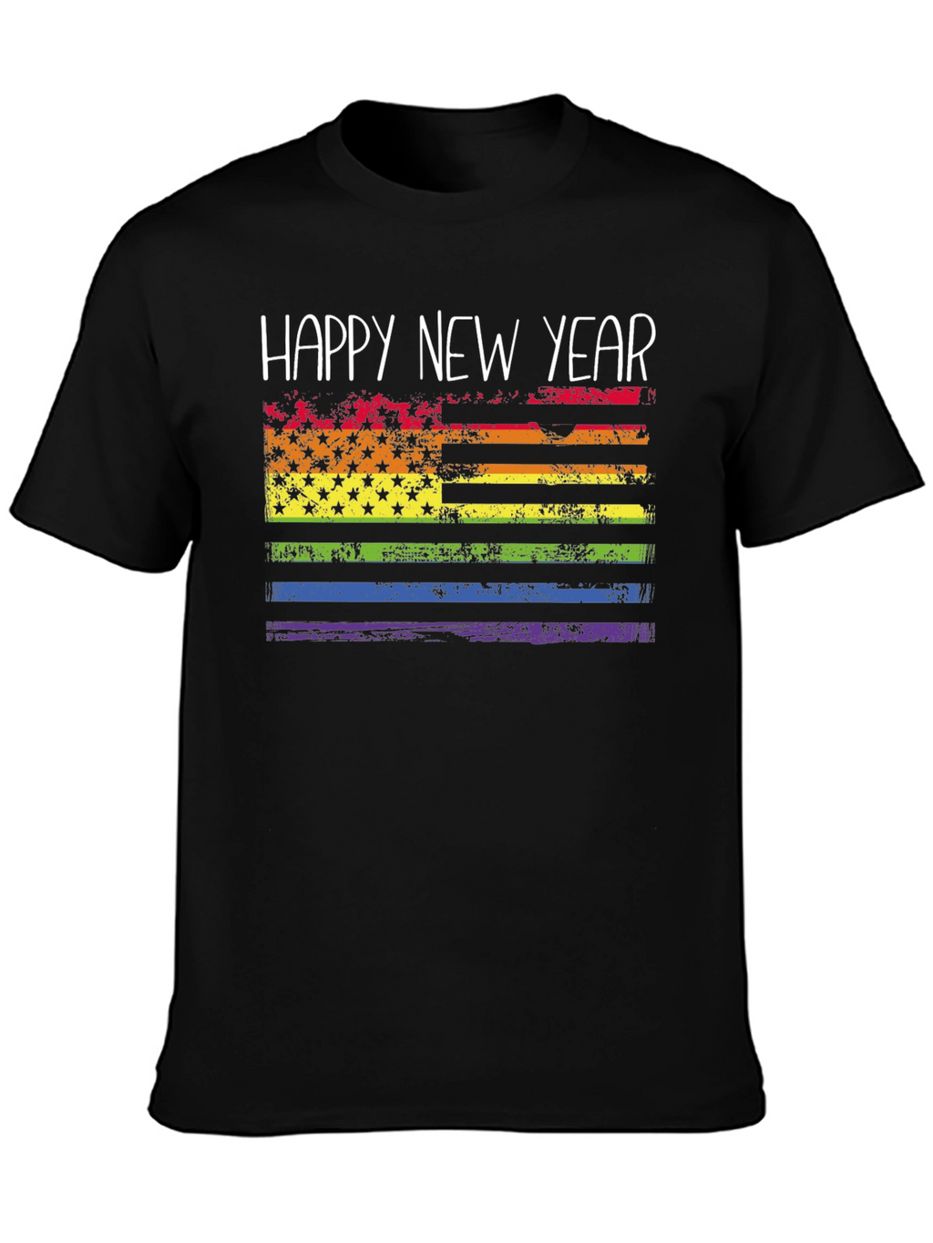 Happy New Year Pride Flag T-Shirt