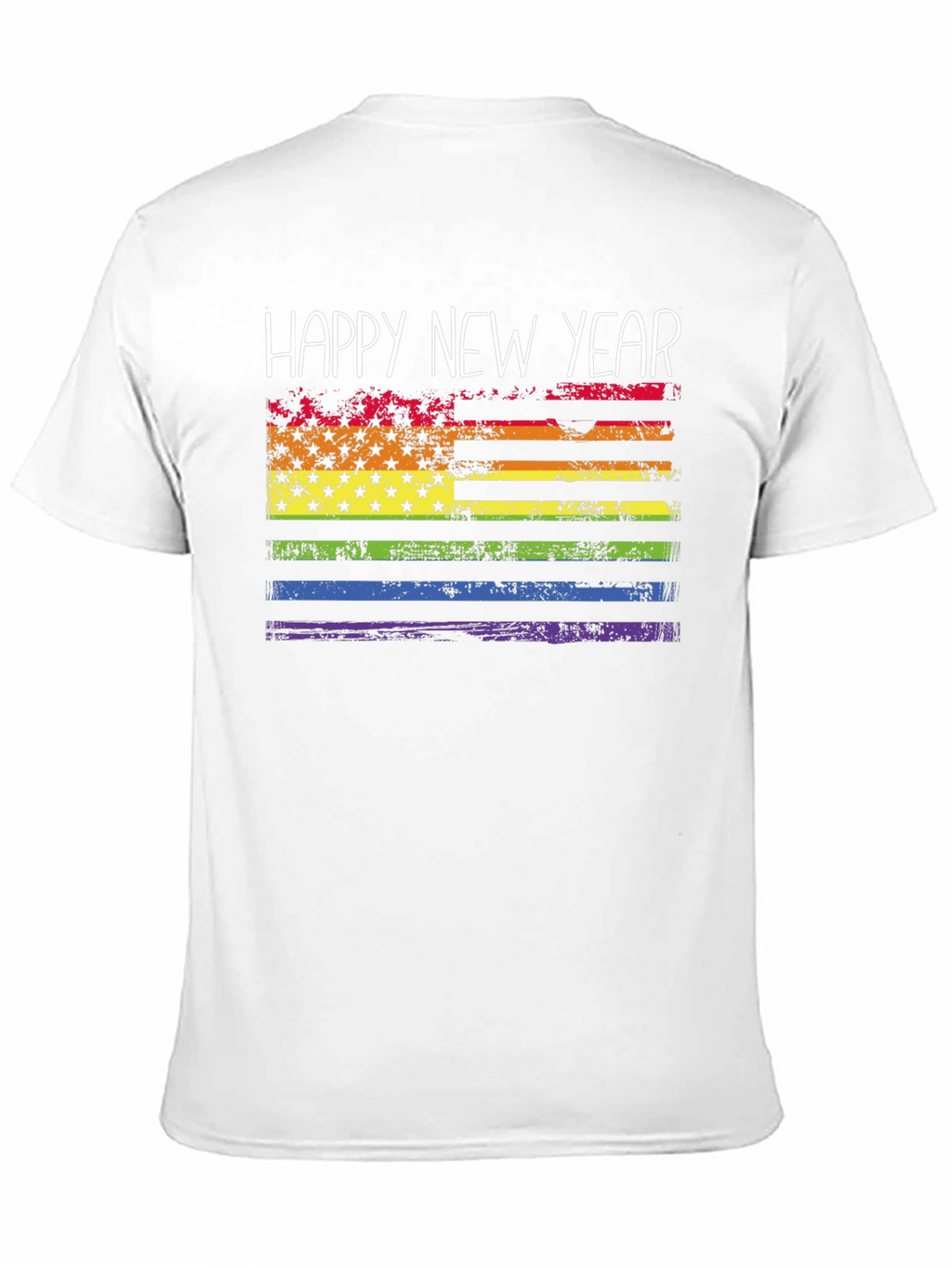 Happy New Year Pride Flag T-Shirt