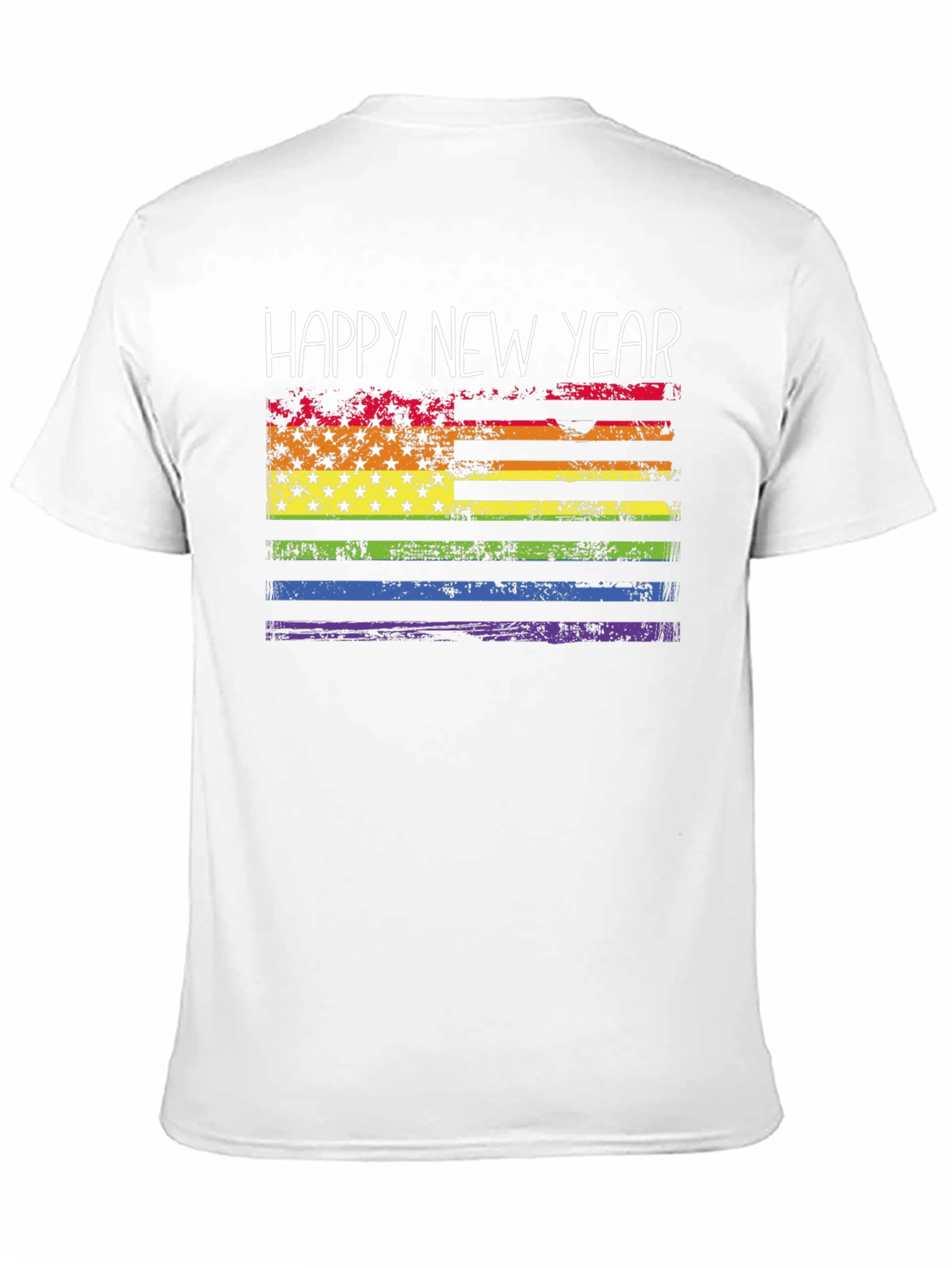 Happy New Year Pride Flag T-Shirt