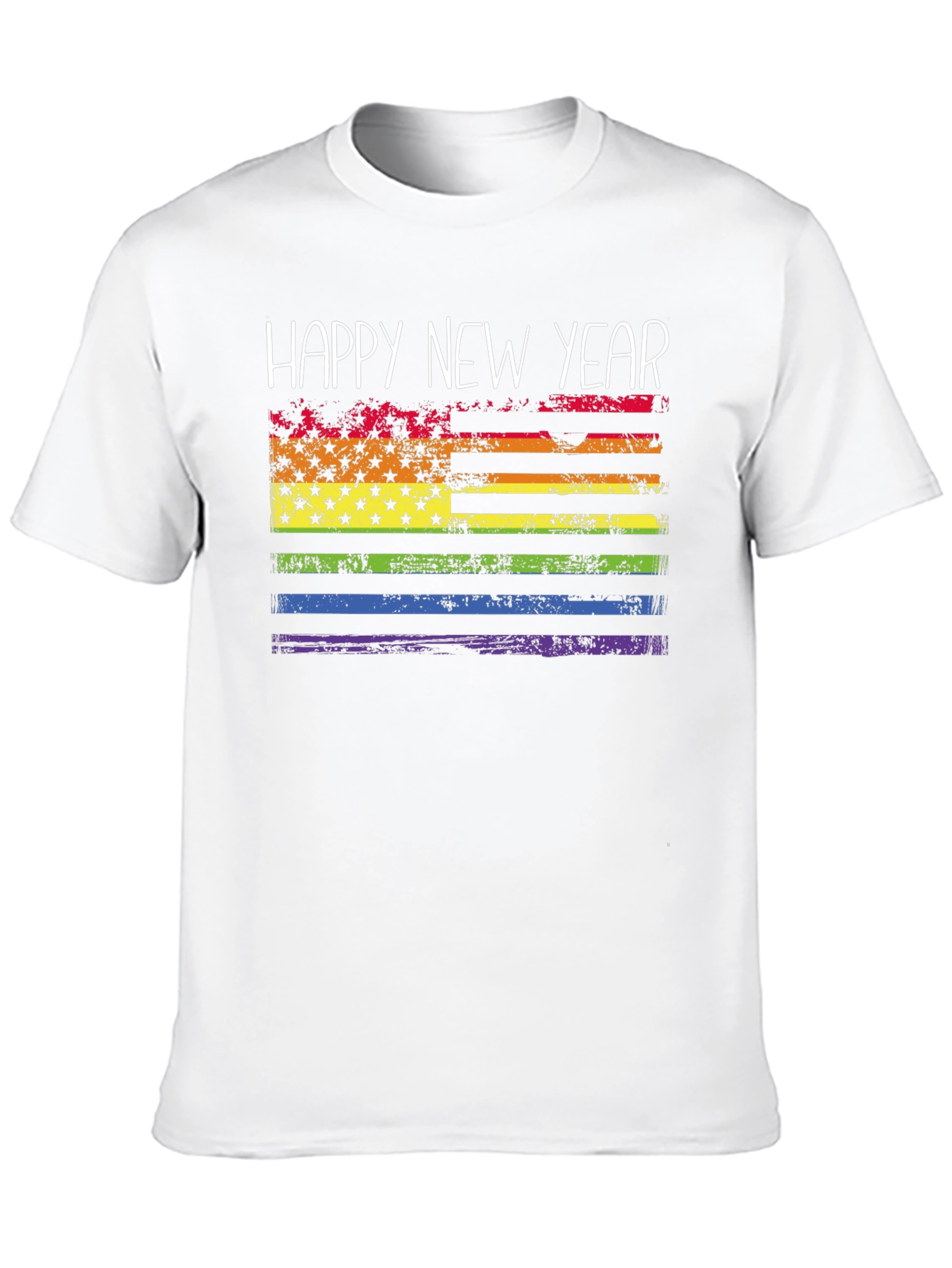 Happy New Year Pride Flag T-Shirt