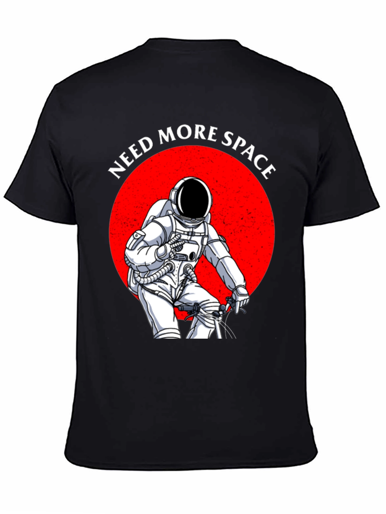Need More Space Astronaut Graphic T-Shirt