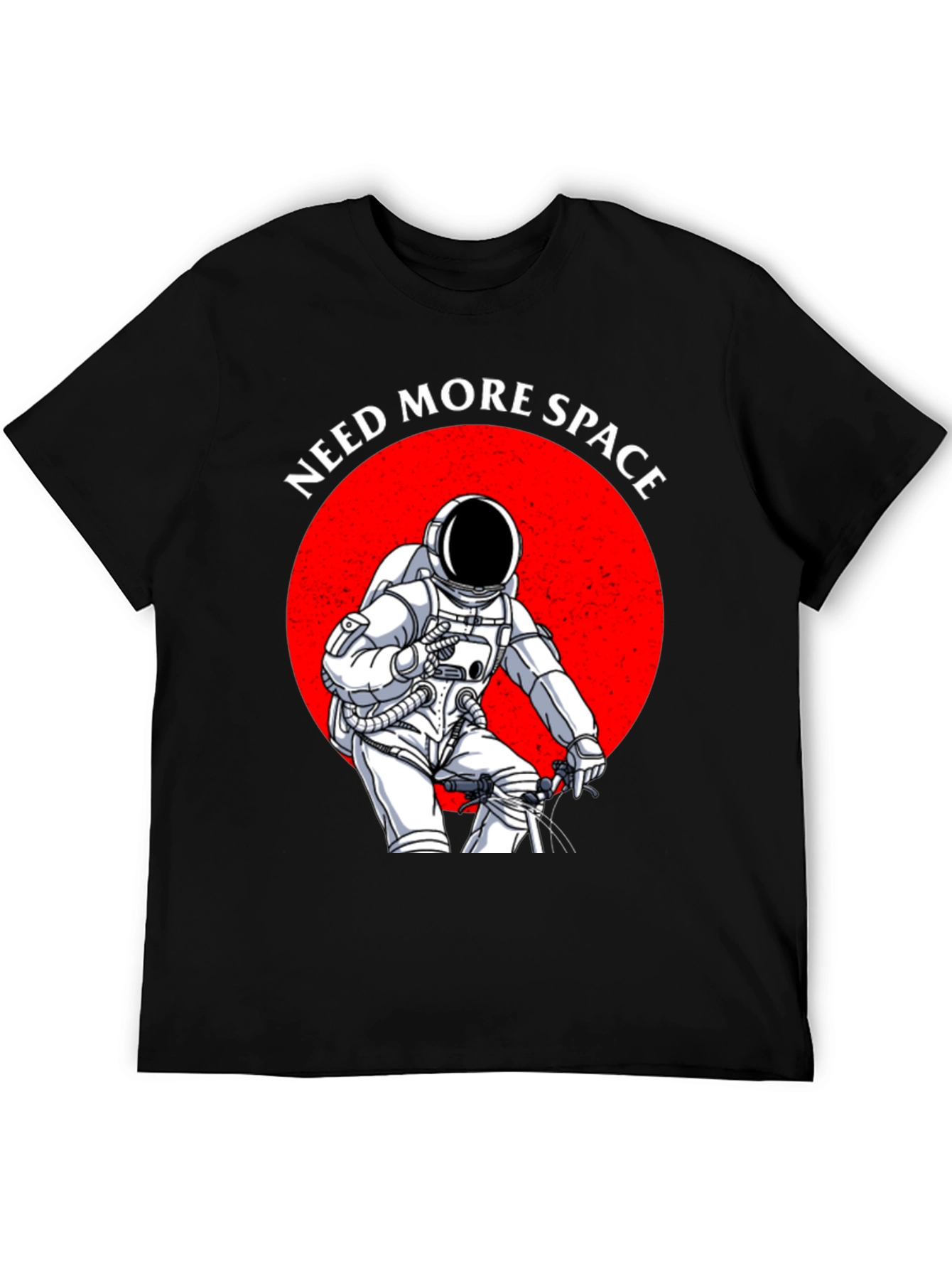 Need More Space Astronaut Graphic T-Shirt