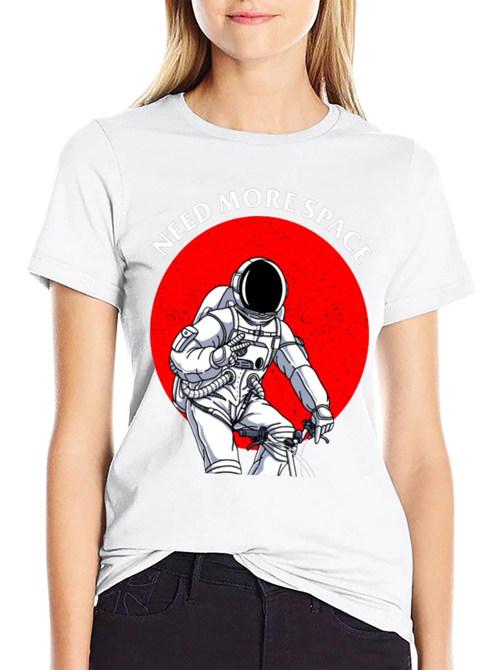 Need More Space Astronaut Graphic T-Shirt