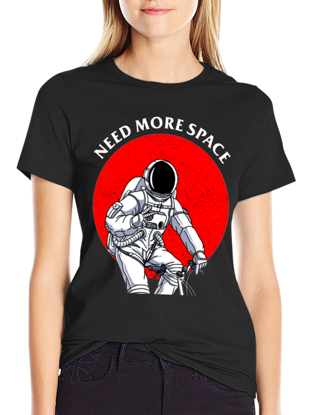 Need More Space Astronaut Graphic T-Shirt