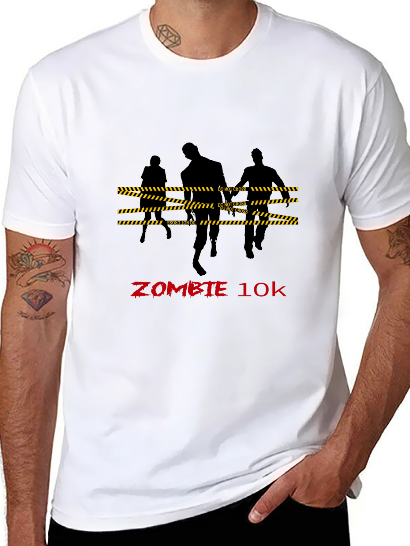 Zombie 10K Run T-Shirt - Black