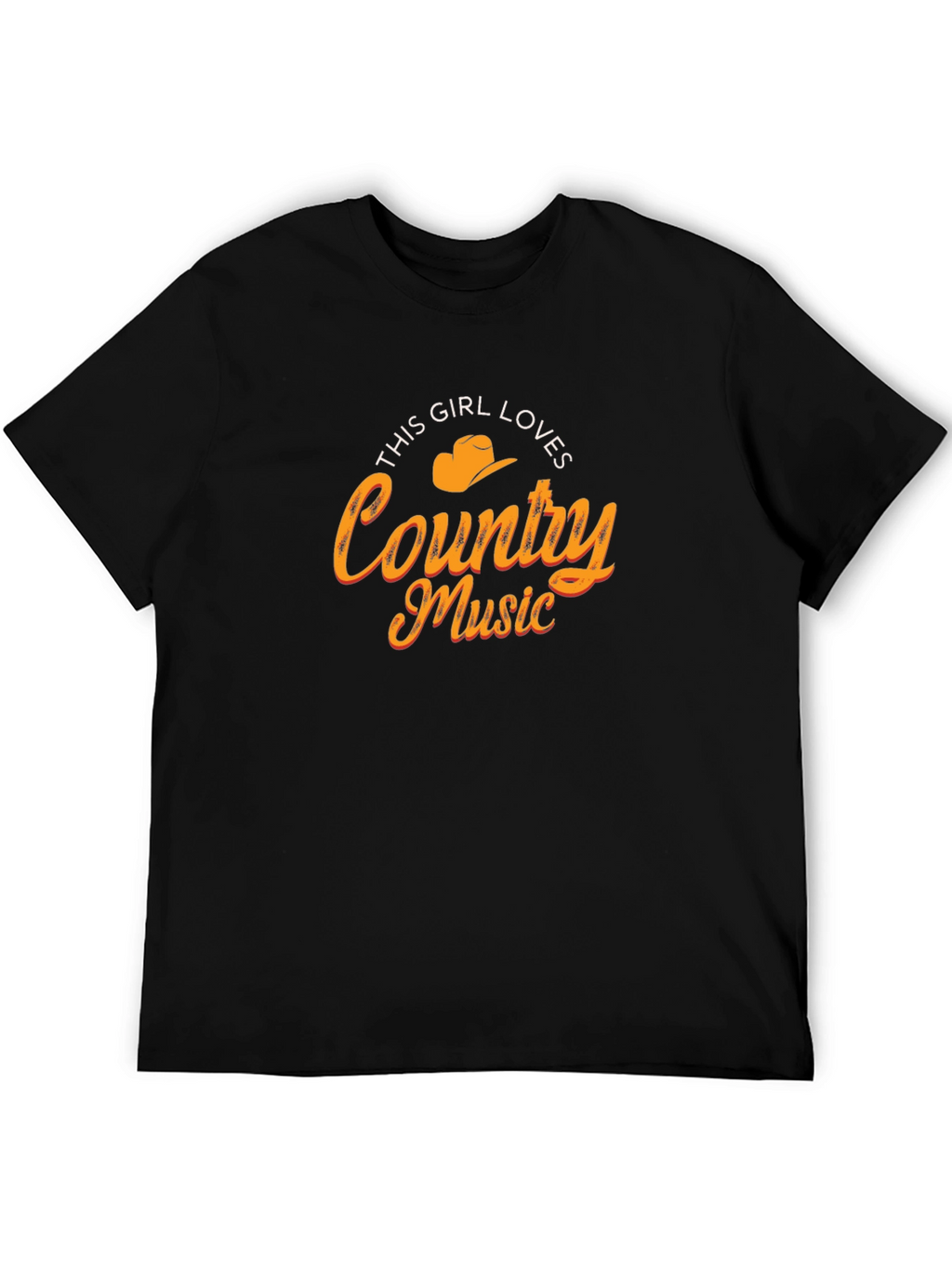 Country Music Girls Black T-Shirt