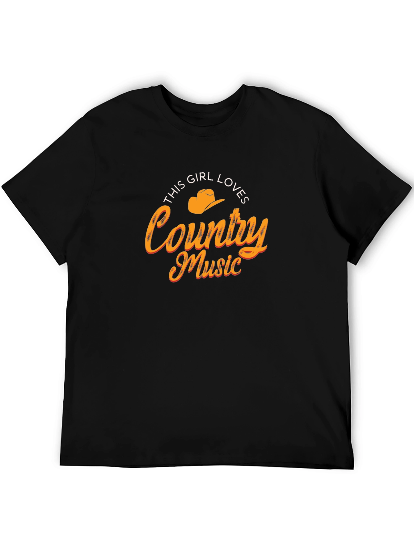 Country Music Girls Black T-Shirt