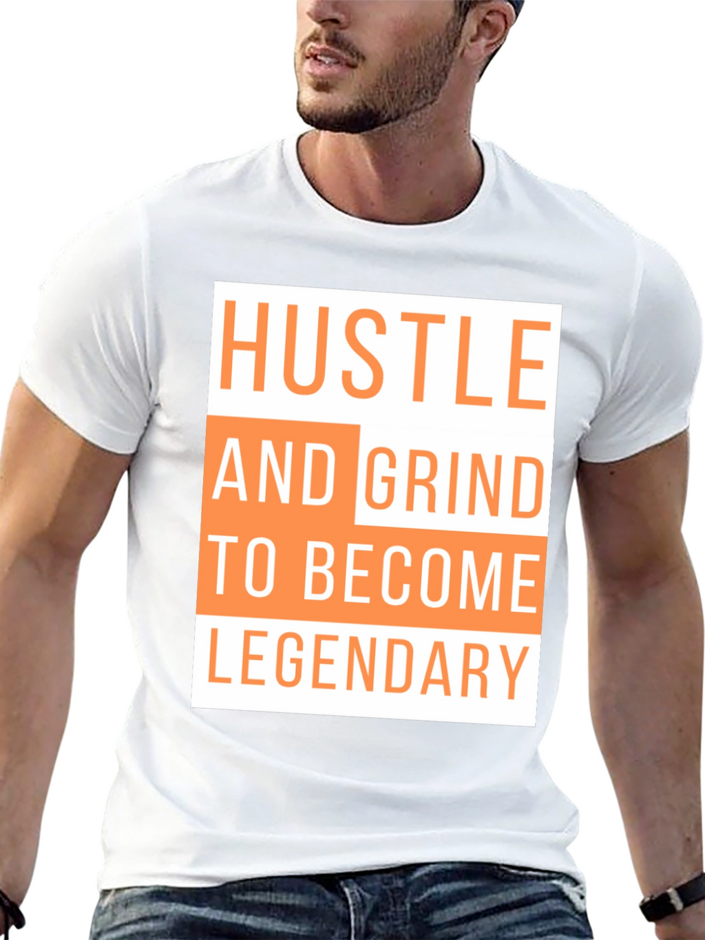 Hustle & Grind Legendary Black T-Shirt