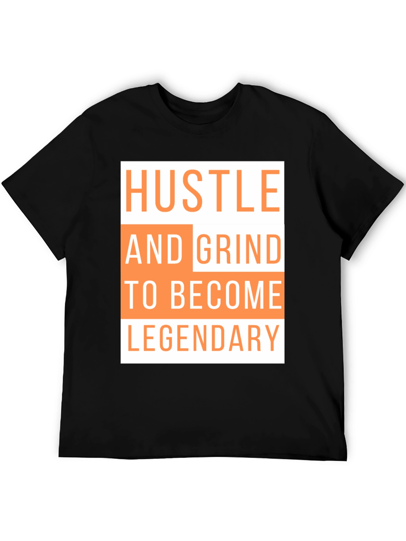 Hustle & Grind Legendary Black T-Shirt