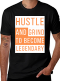 Hustle & Grind Legendary Black T-Shirt