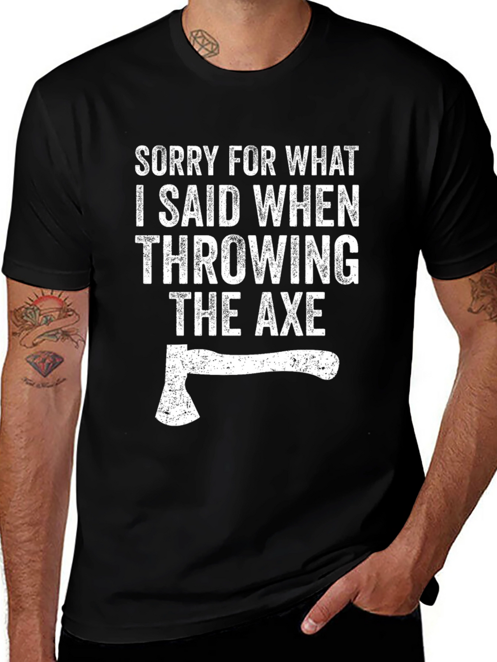 Axe Throwing T-Shirt - Funny Apology Tee