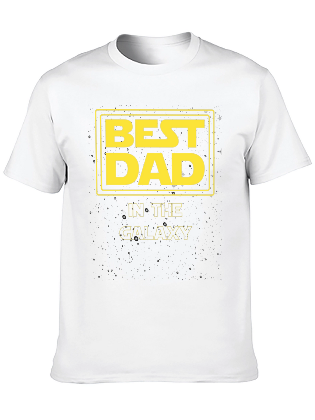 Best Dad in the Galaxy Black T-Shirt