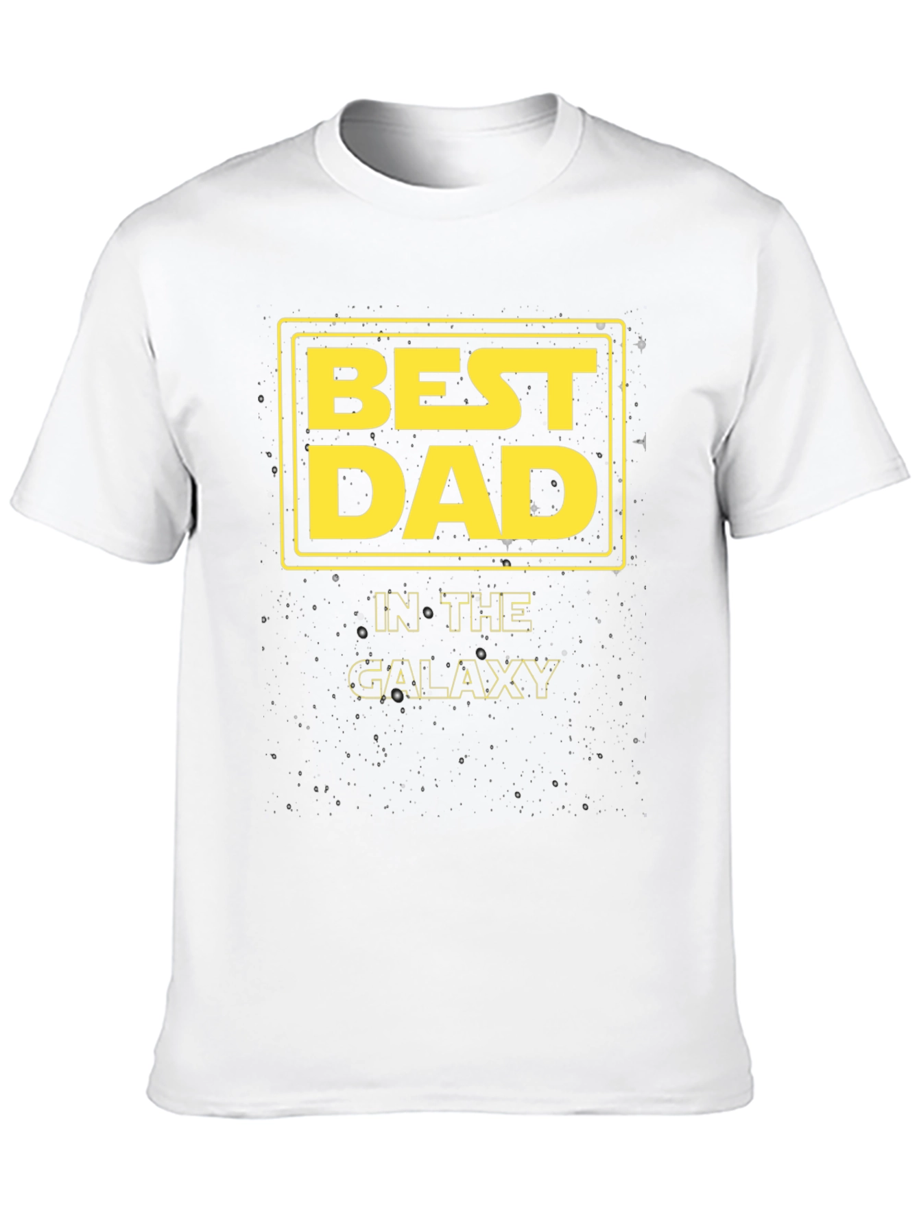 Best Dad in the Galaxy Black T-Shirt