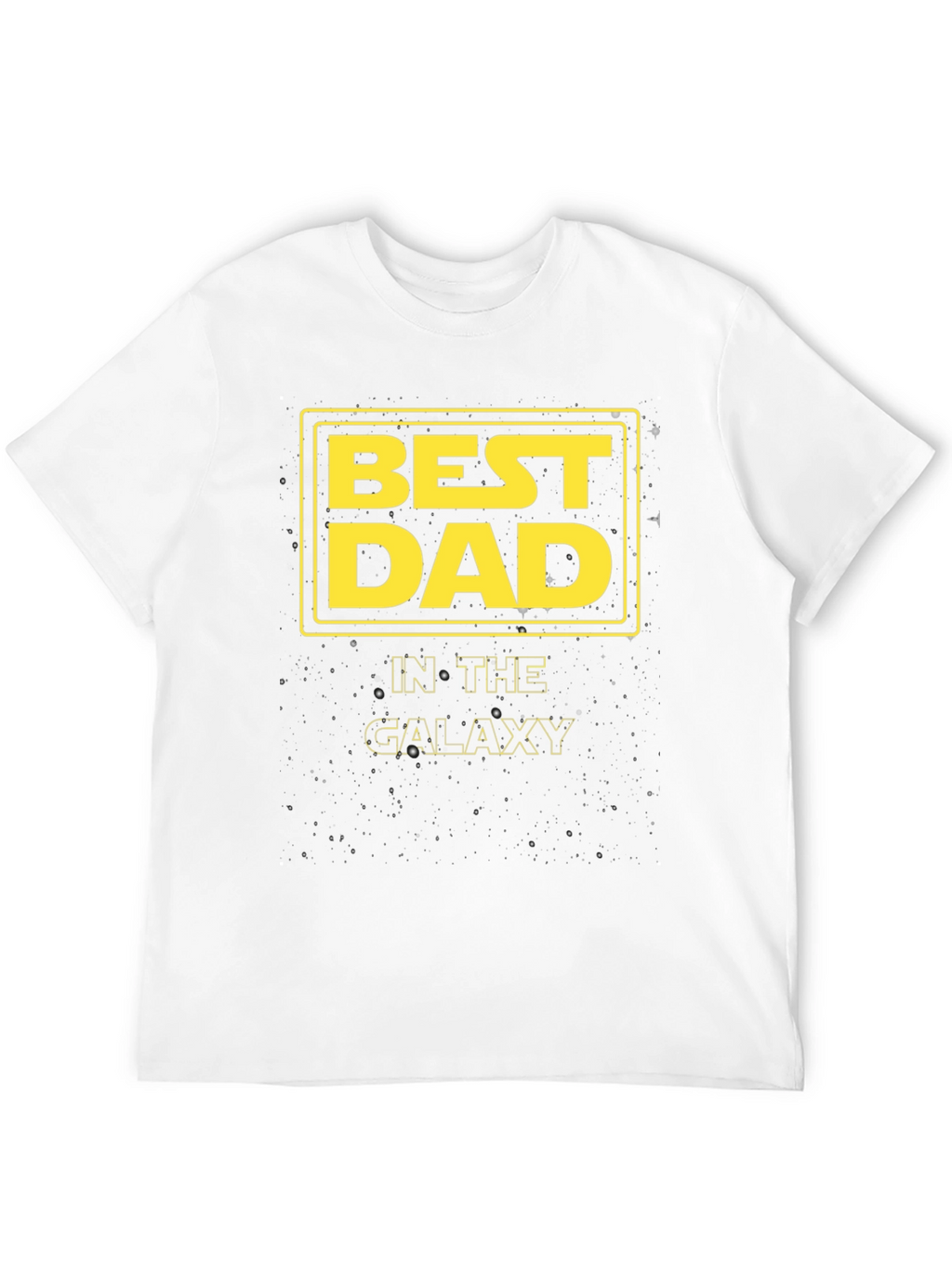 Best Dad in the Galaxy Black T-Shirt