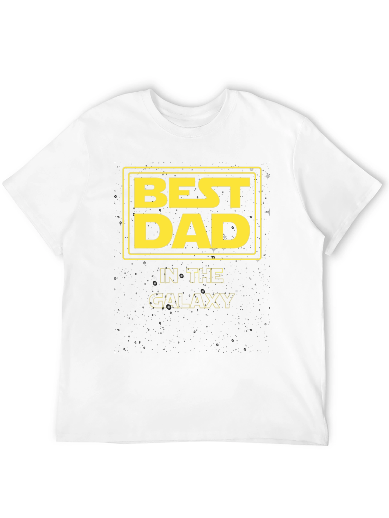 Best Dad in the Galaxy Black T-Shirt