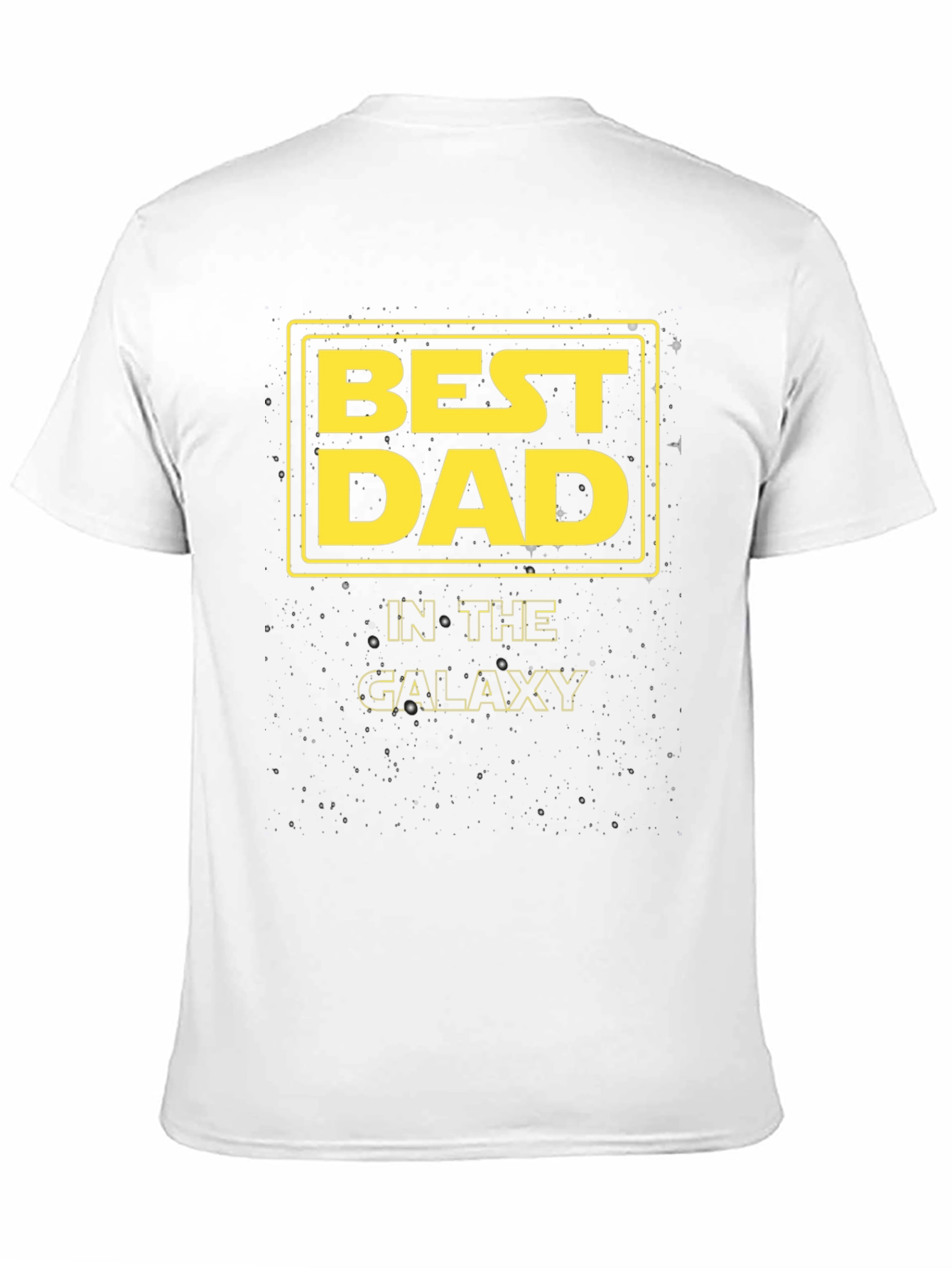 Best Dad in the Galaxy Black T-Shirt