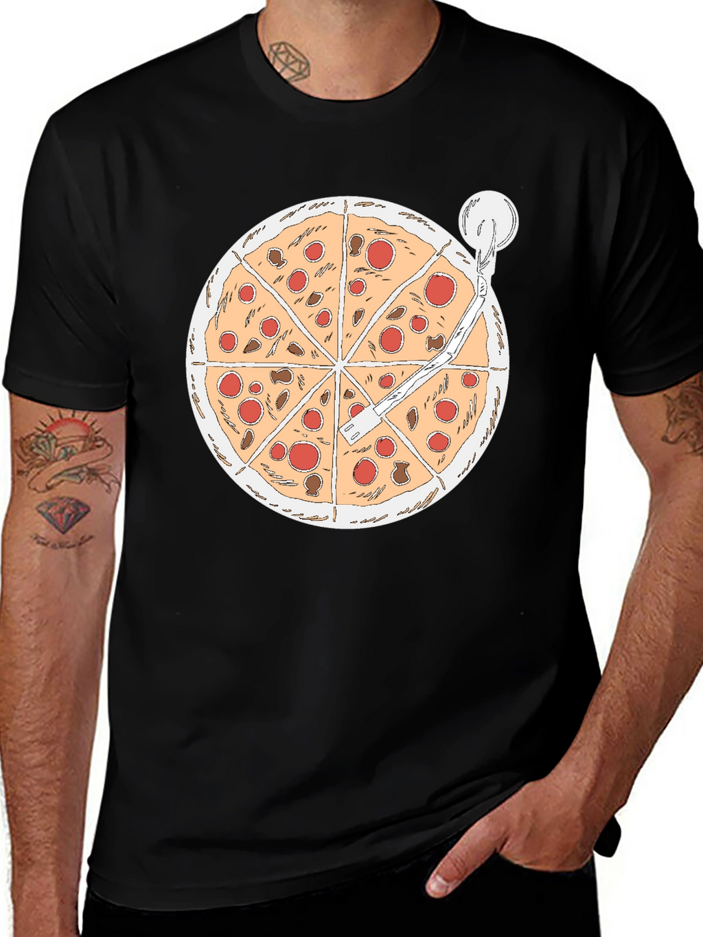 Pizza Turntable Graphic Tee