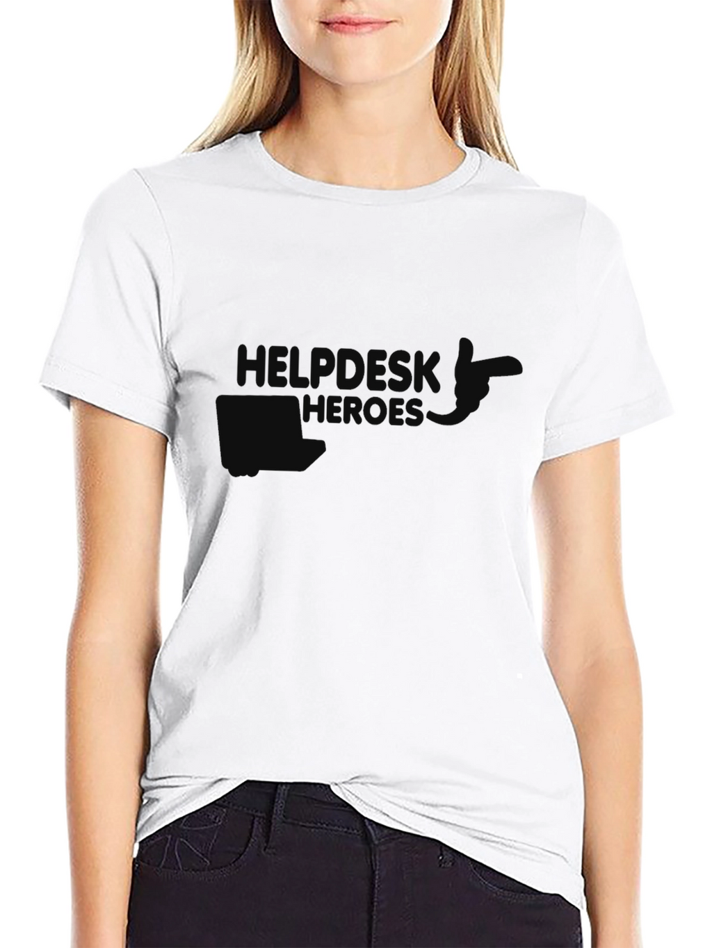 Helpdesk Heroes Graphic T-Shirt - Black