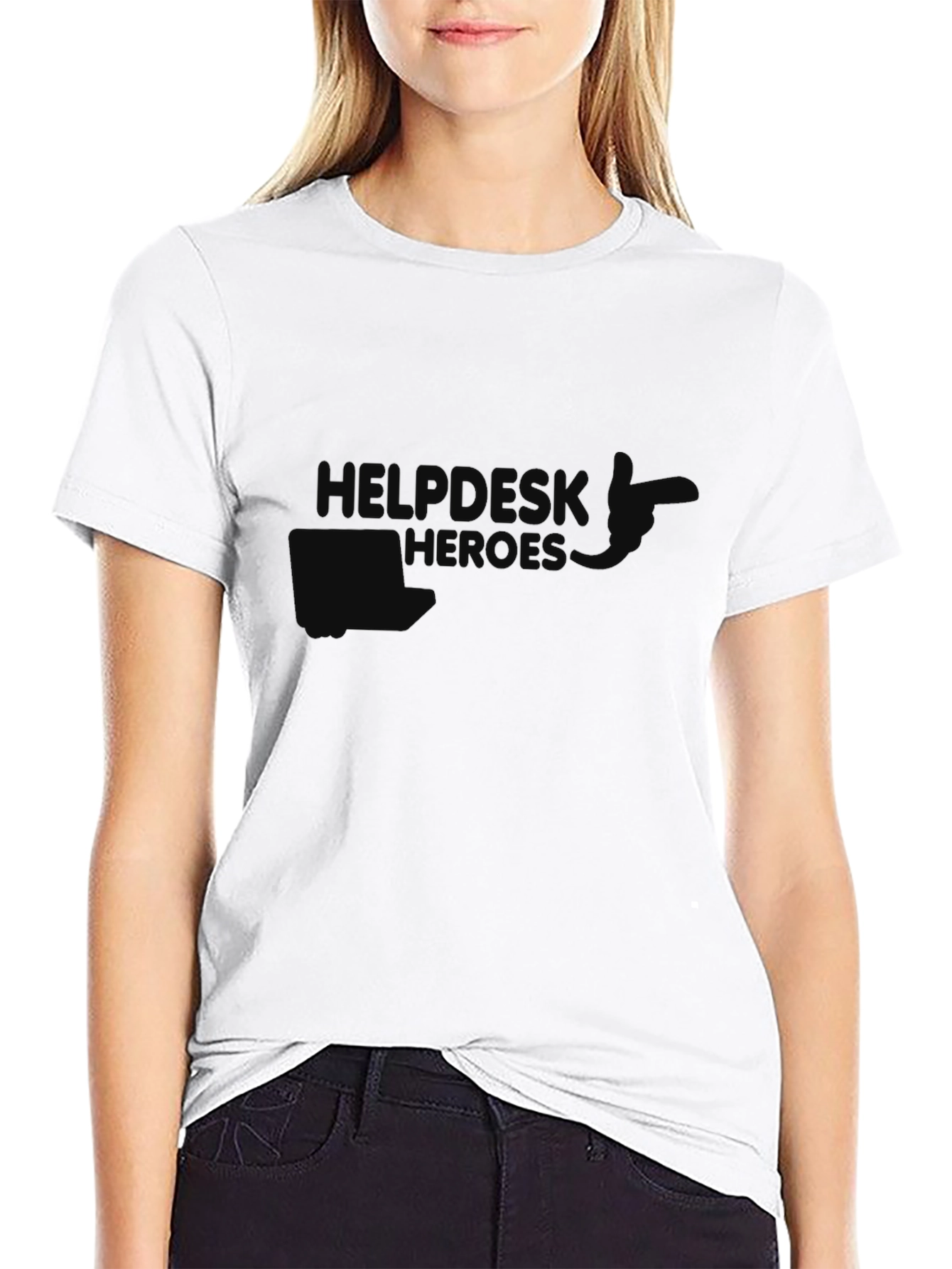 Helpdesk Heroes Graphic T-Shirt - Black