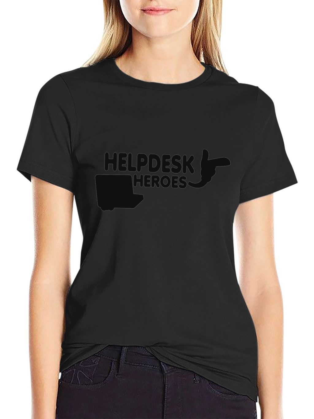Helpdesk Heroes Graphic T-Shirt - Black