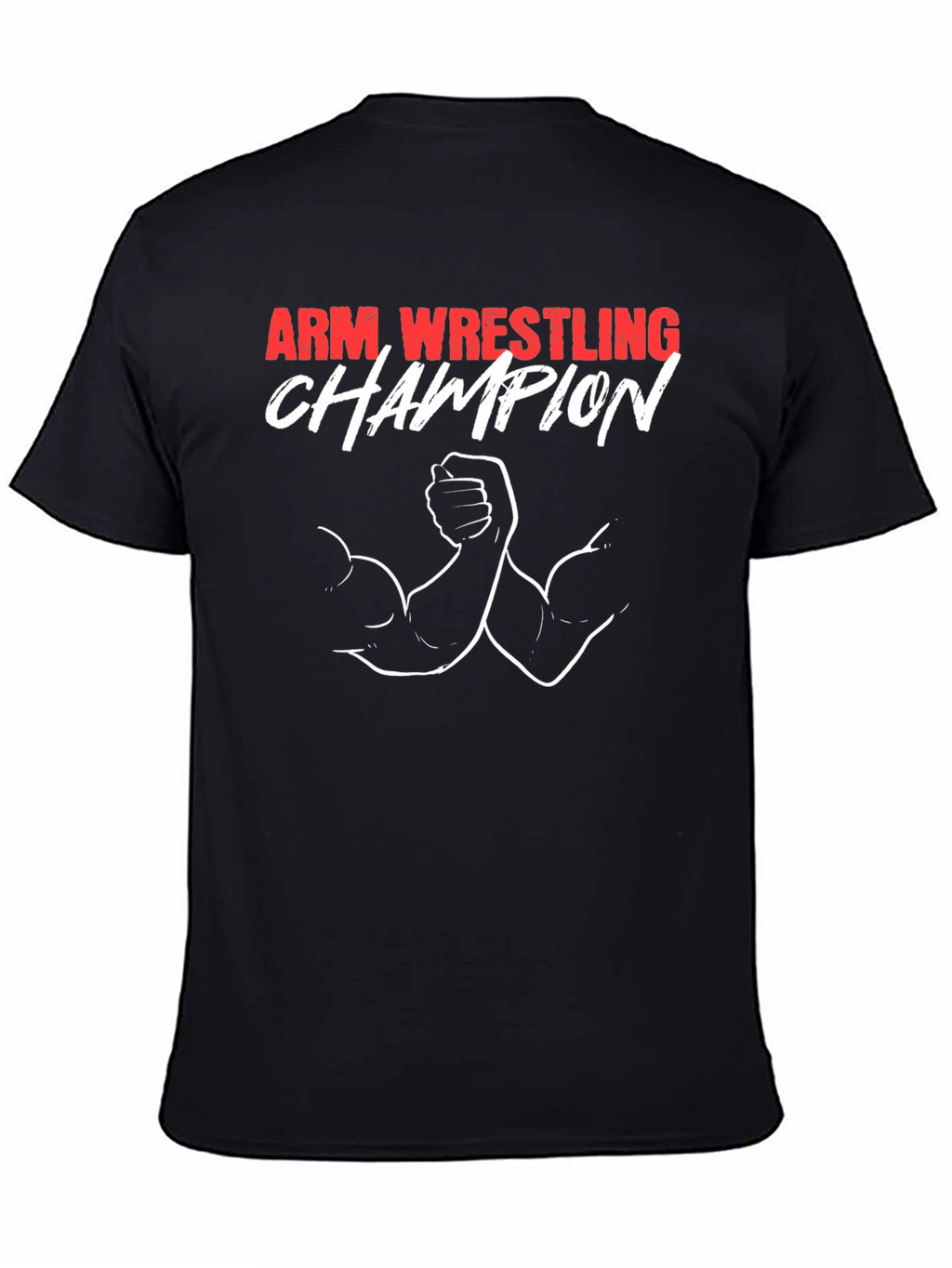 Arm Wrestling Champion Graphic Tee - Black