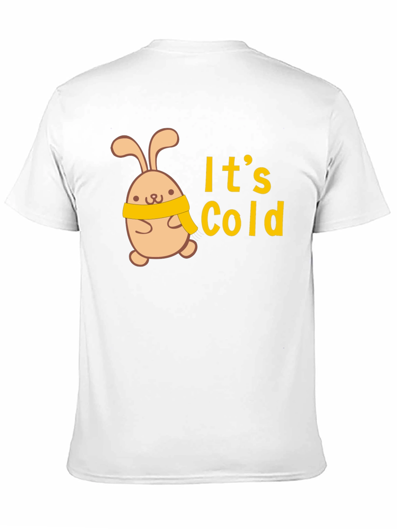 Cute Bunny Its Cold Graphic Tee