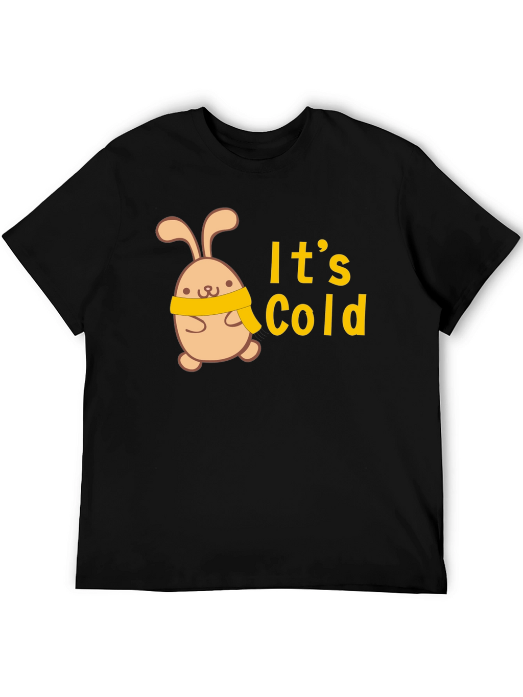 Cute Bunny Its Cold Graphic Tee