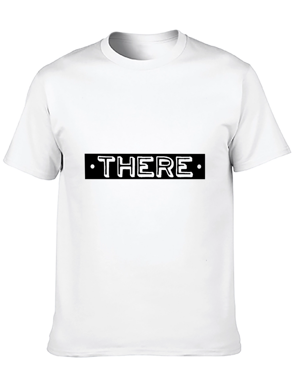 Statement Tee: THERE Graphic Black T-Shirt