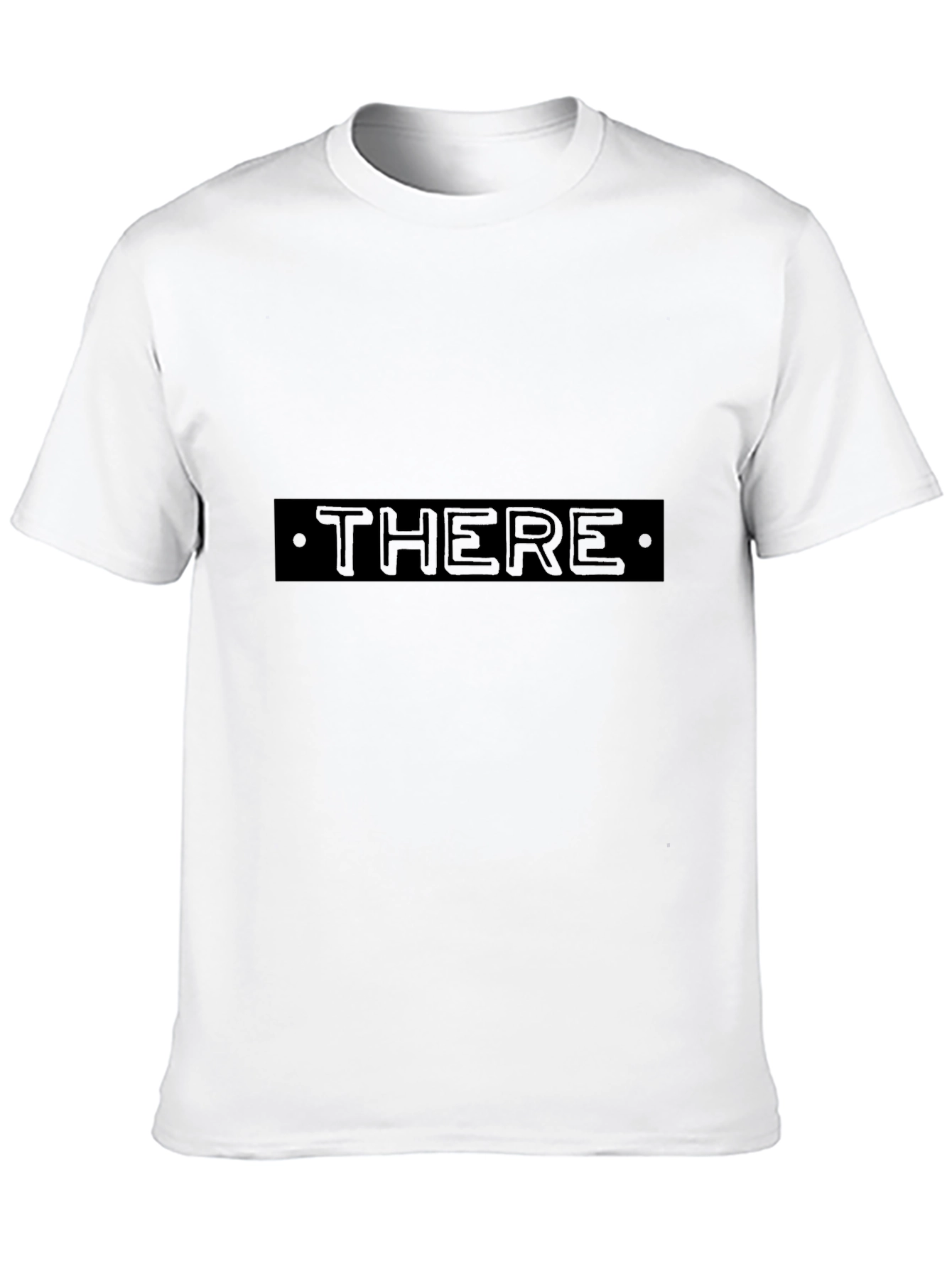 Statement Tee: THERE Graphic Black T-Shirt