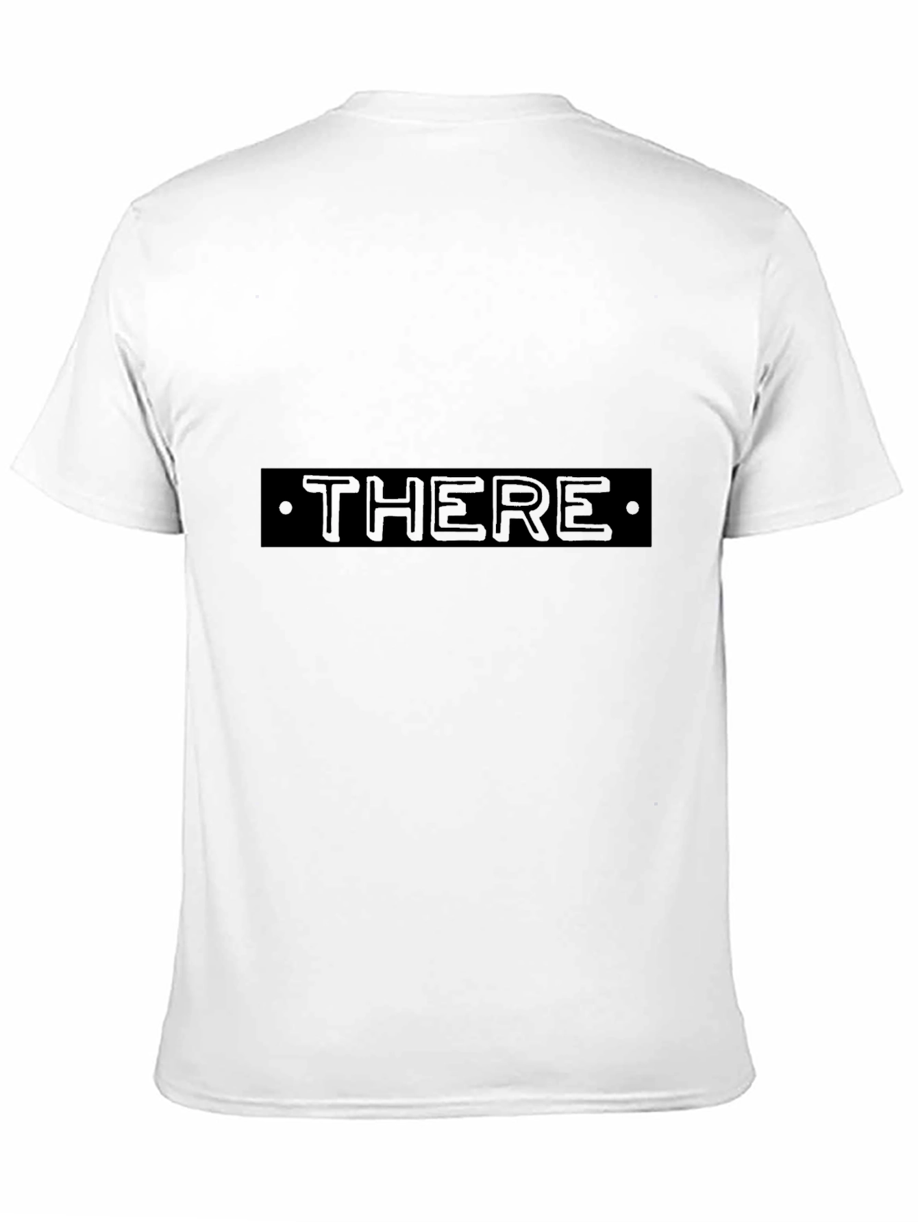 Statement Tee: THERE Graphic Black T-Shirt