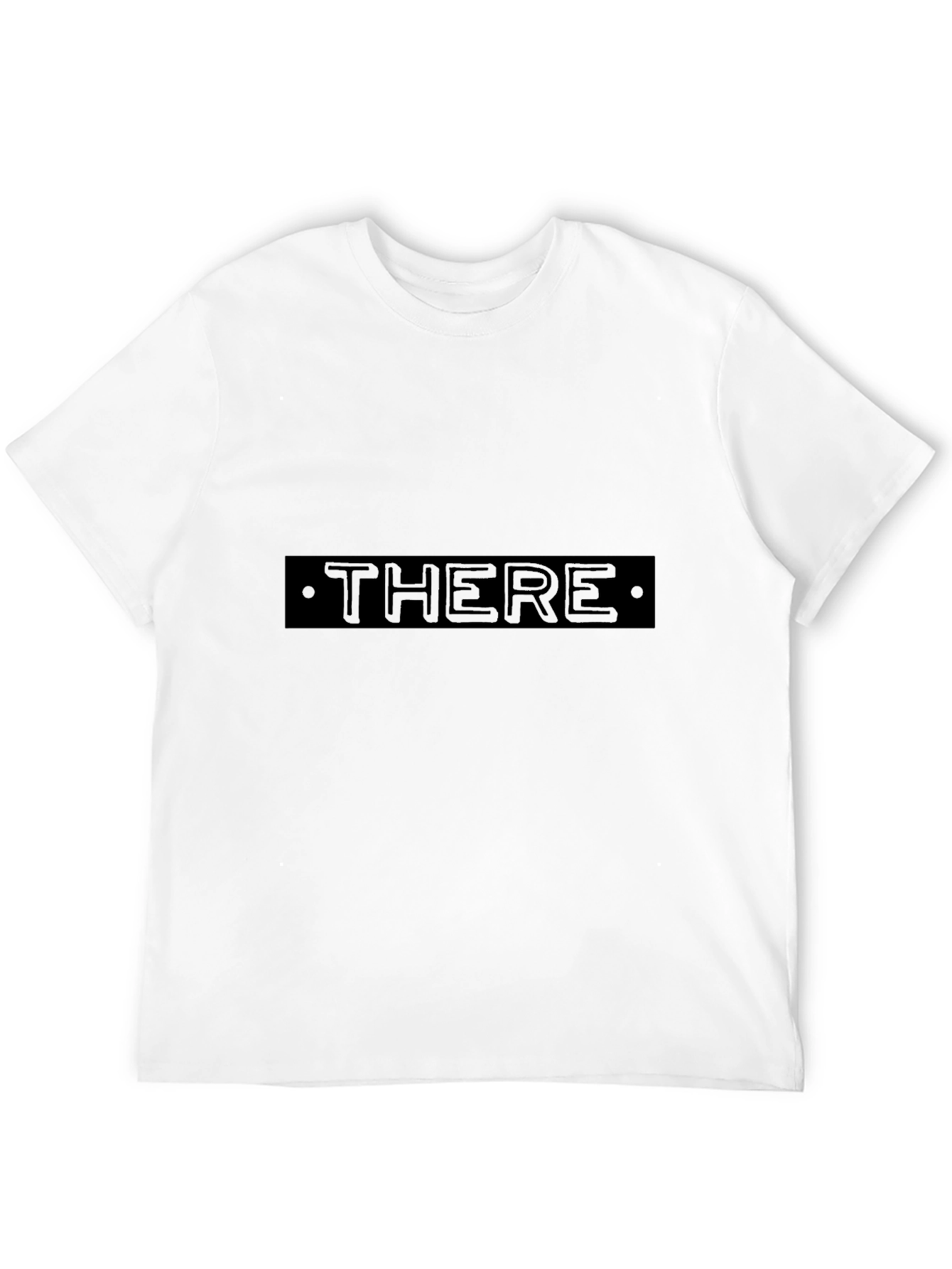 Statement Tee: THERE Graphic Black T-Shirt