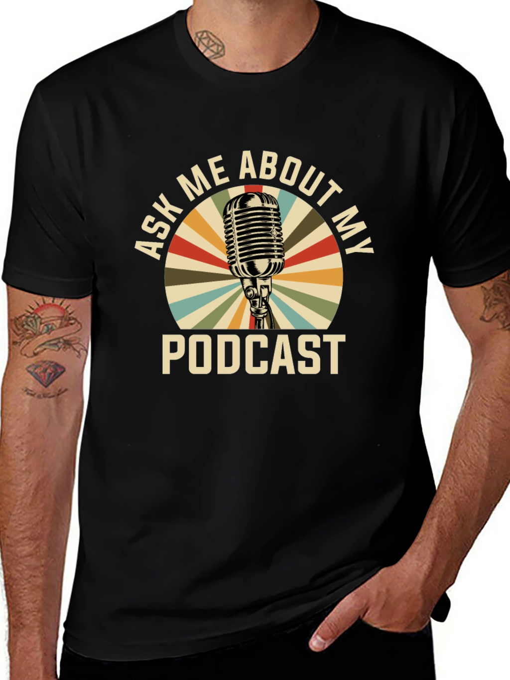 Ask Me About My Podcast T-Shirt