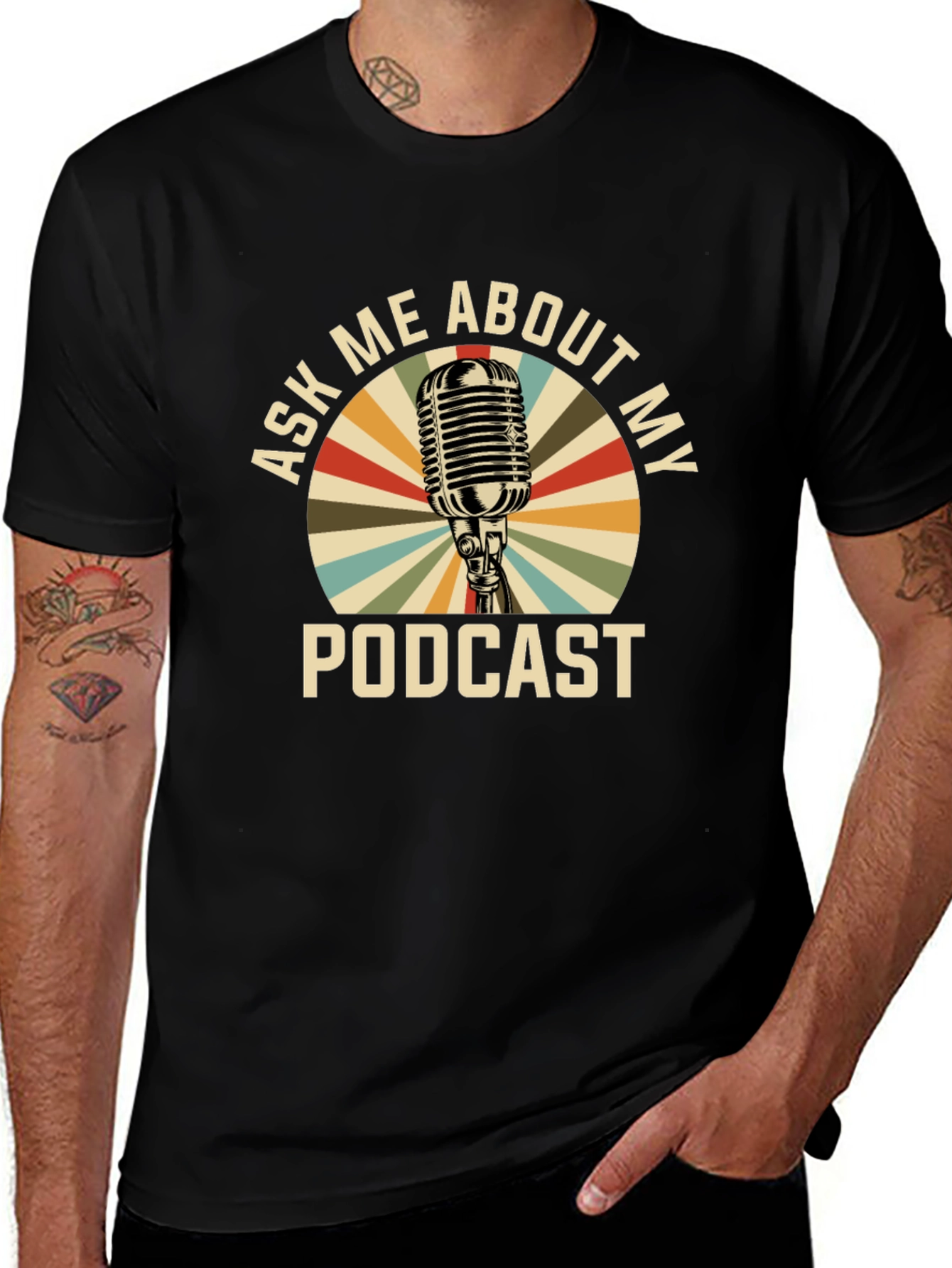 Ask Me About My Podcast T-Shirt