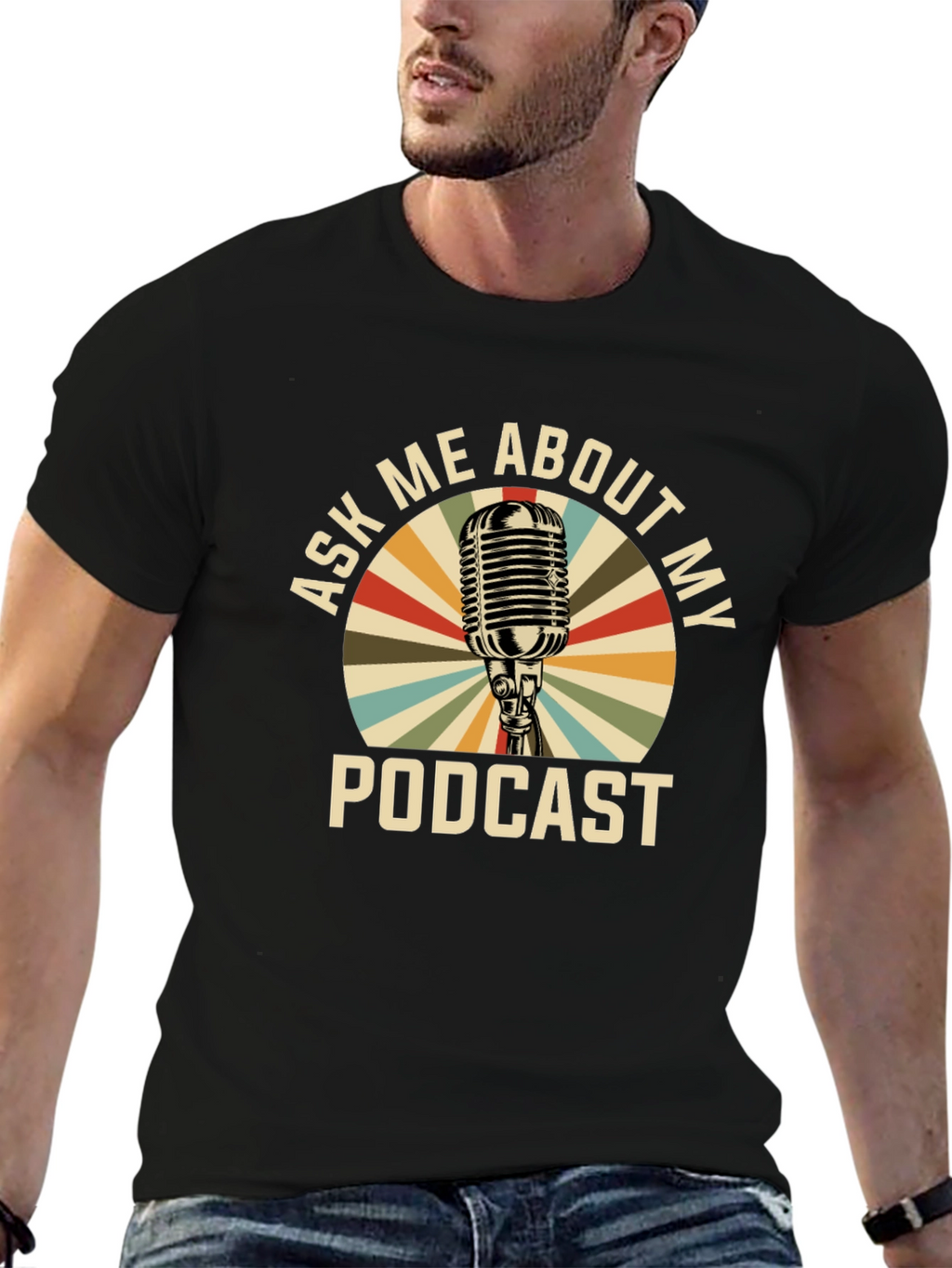 Ask Me About My Podcast T-Shirt